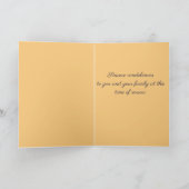 Bewerkbare bomen en vogels bij Sunset Sympathie Kaart (Binnen)