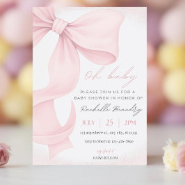 Bewerkbare Boog Baby Shower Uitnodiging Template R