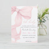 Bewerkbare Boog Baby Shower Uitnodiging Template R (Staand voorkant)