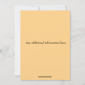 Bewerkbare Book Club Brunch Uitnodiging (Achterkant)