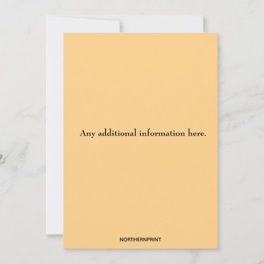 Bewerkbare Book Club Brunch Uitnodiging (Achterkant)