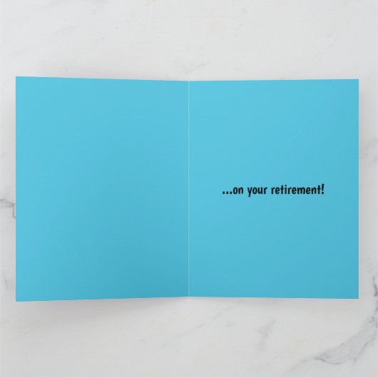 Bewerkbare boot bij de steiger Gefeliciteerd Kaart (Binnen)