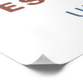 Bewerkbare boot nautische aangepaste verjaardag te poster (Hoek)