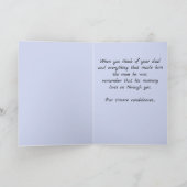 Bewerkbare boot op het water Sympathie Kaart (Binnen)