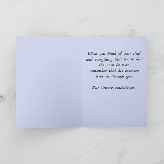 Bewerkbare boot op het water Sympathie Kaart (Binnen)