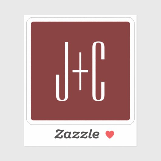 Bewerkbare bordeaux rode achtergrond & transparant sticker (Vel)