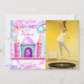 Bewerkbare Bounce Foto Uitnodiging (Voorkant)