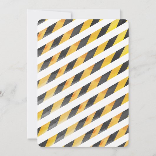 Bewerkbare Bouwjaar Uitnodigingen (Achterkant)