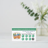 Bewerkbare Bowling Games Loyalty Card (Staand voorkant)