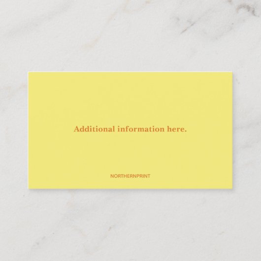 Bewerkbare Bright Lightbulb Electrician Visitekaartje (Achterkant)