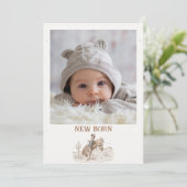 Bewerkbare Bruine Eerste Rodeo Maandelijkse Banner Kaart (Staand voorkant)