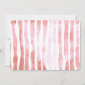 Bewerkbare bruine paard foto uitnodiging (Achterkant)