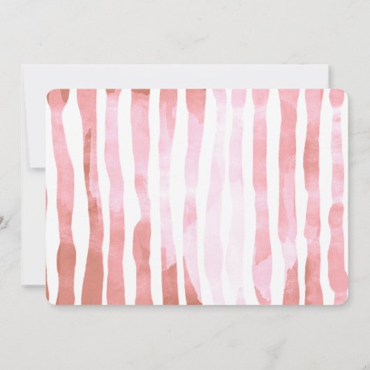 Bewerkbare bruine paard foto uitnodiging (Achterkant)