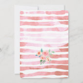 Bewerkbare bruine paard uitnodiging (Achterkant)