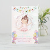 Bewerkbare Butterfly verjaardagsuitnodiging voor m Kaart (Staand voorkant)