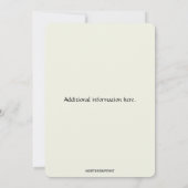 Bewerkbare Butterflyl en Gold Lijst Kaart (Achterkant)