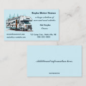 Bewerkbare campers RV Visitekaartje (Voorkant / Achterkant)