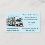 Bewerkbare campers RV Visitekaartje (Voorkant)