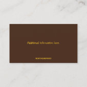 Bewerkbare camping visitekaartje (Achterkant)