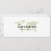 Bewerkbare Canada Boarding Pass Vliegticket Kaart (Achterkant)