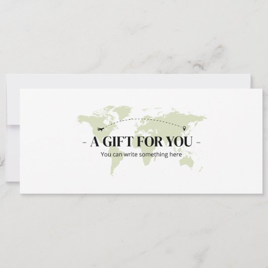 Bewerkbare Canada Boarding Pass Vliegticket Kaart (Achterkant)