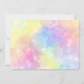 Bewerkbare Candy Verjaardagsfoto Uitnodiging  (Achterkant)