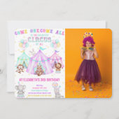 Bewerkbare Carnaval Foto Uitnodigingen (Voorkant)