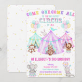 Bewerkbare carnaval uitnodigingen (Voorkant / Achterkant)