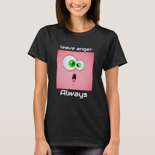 Bewerkbare cartoon Face Expression V14 T-shirt (Voorkant)