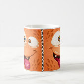 Bewerkbare cartoon Face Expression V1-Mok Koffiemok (Center)