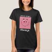 Bewerkbare cartoon Face Expression V26 T-shirt (Voorkant)