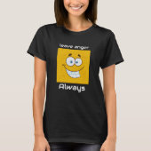 Bewerkbare cartoon Face Expression V27 T-shirt (Voorkant)