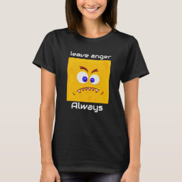 Bewerkbare cartoon Face Expression V6 T-shirt