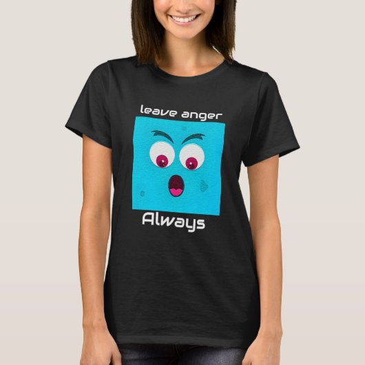 Bewerkbare cartoon Face Expression V9 T-shirt (Voorkant)