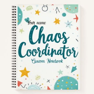 Bewerkbare Chaos Organizer School Notitieboek