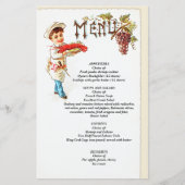 Bewerkbare  chef-kok met een kreeft (Voorkant)