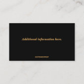 bewerkbare chiropractor visitekaartje (Achterkant)