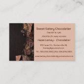 Bewerkbare Chocolatier Visitekaartje (Voorkant)