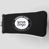 Bewerkbare circulaire tekst en geüploade Logo-Sjab Golfheadcover (Voorkant)