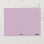 Bewerkbare Cirkel van Tulpen Pasen Groet Briefkaart (Achterkant)