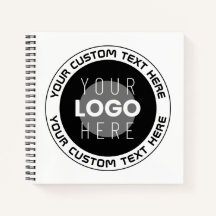 Bewerkbare cirkelvormige tekst & vervangbaar logo 