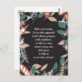 Bewerkbare citaten met broodpatroon briefkaart (Voorkant / Achterkant)