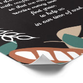 Bewerkbare citaten met broodpatroon poster (Hoek)