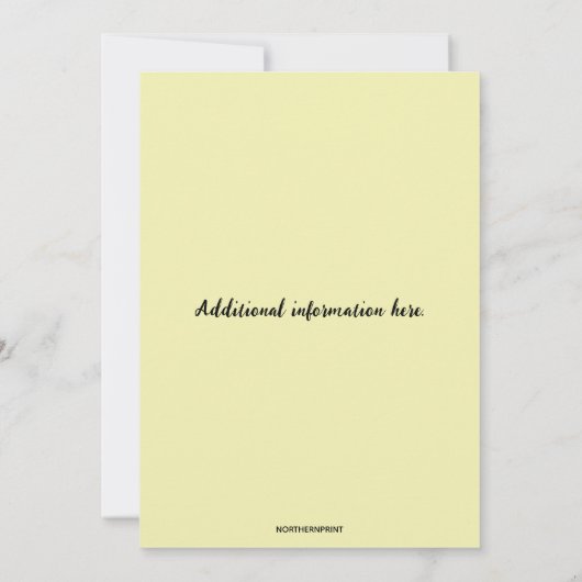 Bewerkbare Cocktail verjaardagsuitnodiging Kaart (Achterkant)