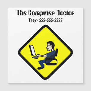Bewerkbare Computer Dokter Magneet