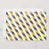 Bewerkbare constructie verjaardagsfeestfoto kaart (Achterkant)