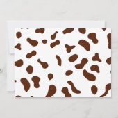 Bewerkbare Cowboy Verjaardag Foto Uitnodiging (Achterkant)