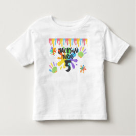 Bewerkbare Crayon Style – Artsy Paint & Palette Pa Kinder Shirts