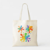 Bewerkbare Crayon Style – Artsy Paint & Palette Pa Tote Bag (Achterkant)