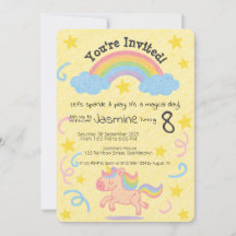 Bewerkbare Crayon Style – Unicorn Dream Sparkle
